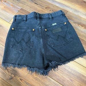 Women's Black Denim Shorts